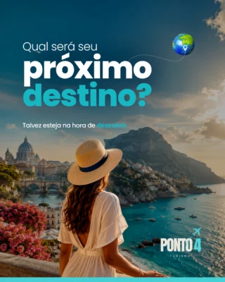 Às vezes, tudo o que a gente precisa é de um novo lugar para viver novas histórias. ✈️🌎
Seja uma praia paradisíaca, uma cidade cheia de cultura ou aquele destino que você sempre sonhou conhecer, a próxima viagem pode estar mais perto do que você imagina.
Na Ponto 4 Turismo, cada roteiro começa com uma pergunta simples: onde você quer estar na sua próxima lembrança?
Talvez esteja na hora de descobrir. 💙
#bookyourdream #ponto4turismo #viagemdossonhos #turismobrasil #turismointernacional #patteourupemashopping